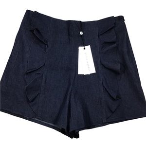 After Market | Frilly Denim Shorts | L